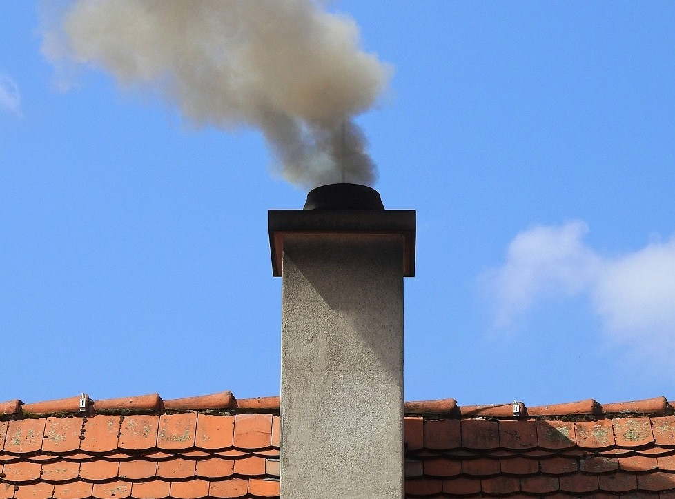 <p>chimney smoke condensates</p>