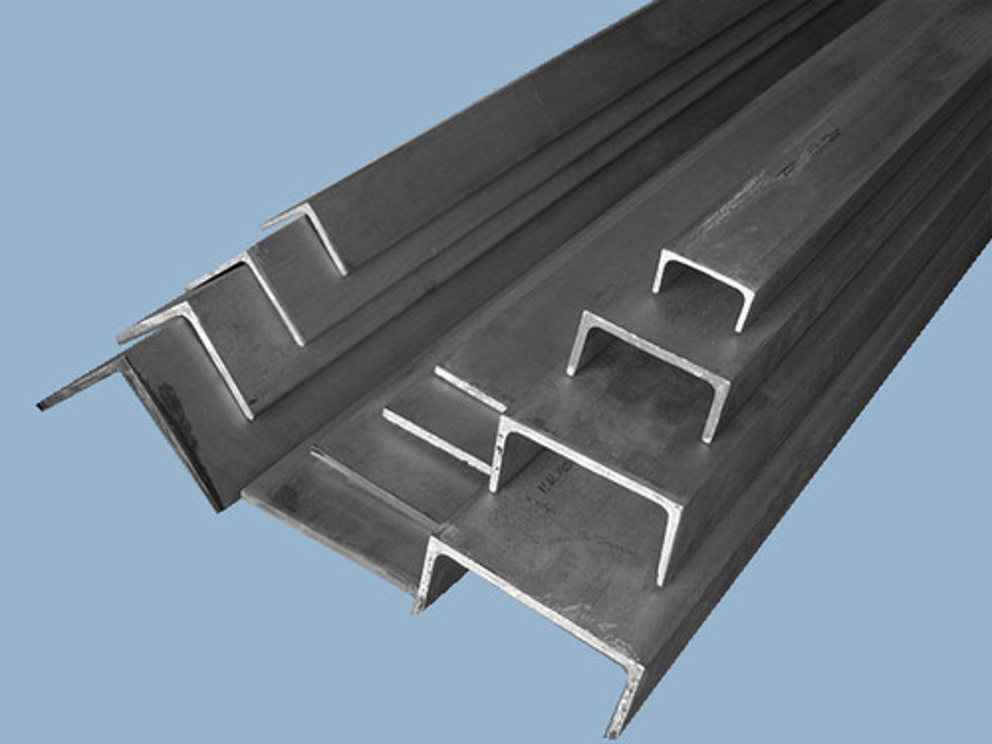 <p>angle, channel, hexagonal and octagonal</p>