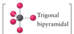 <p>Trigonal bipyramidal</p>