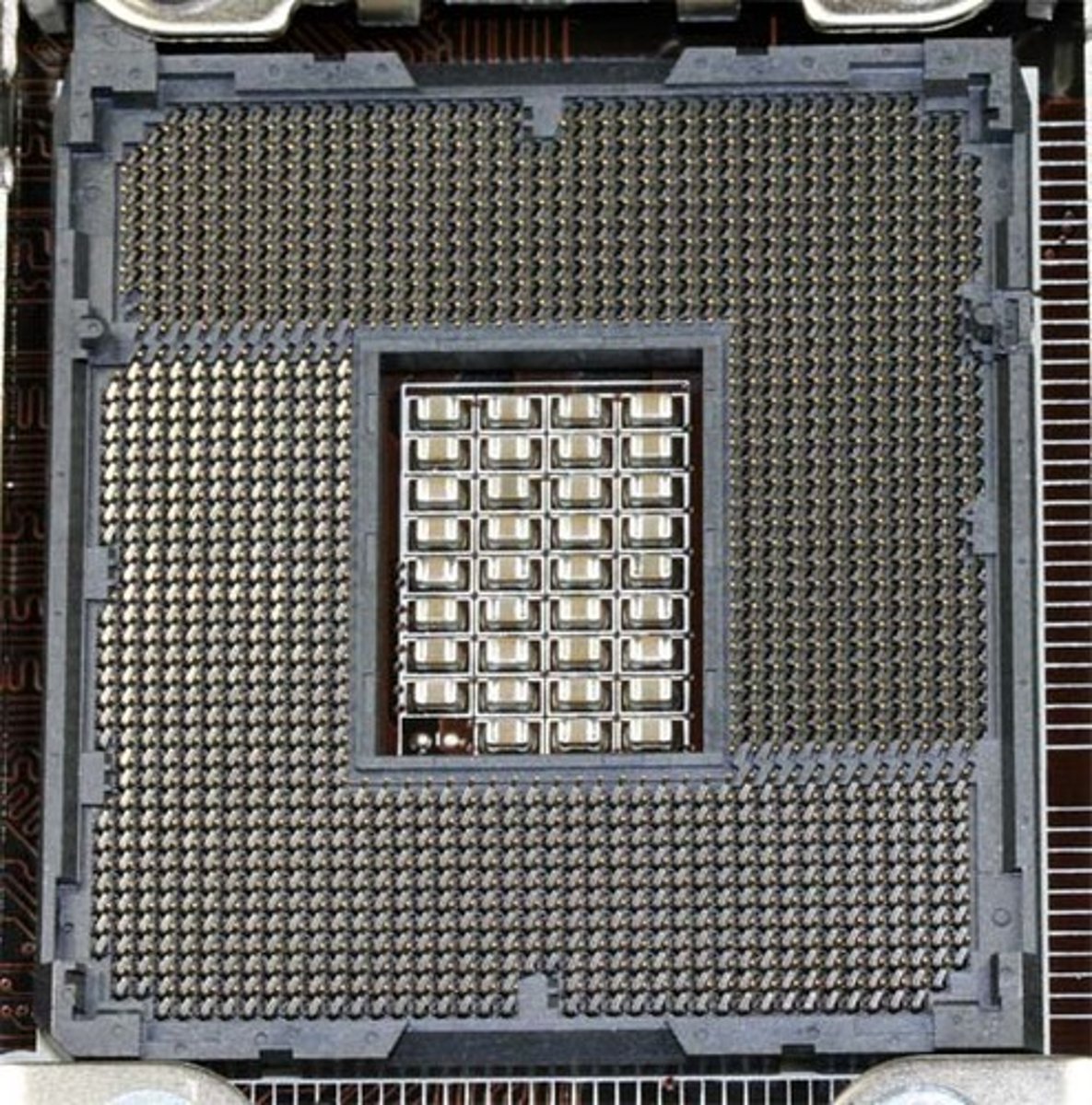 <p>A form factor that positions all the pins to be able to connect the CPU processor into the socket</p>