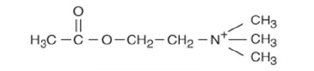 <p>Is this drug a nicotinic receptor agonist, muscarinic receptor agonist, and/or cleaved by ACHE? What is the name of this drug.&nbsp;</p>