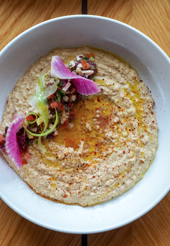 <p>Zatar Spiced Hummus</p>