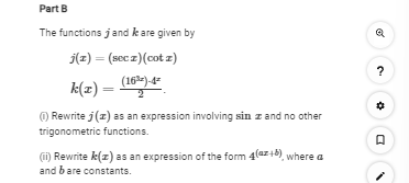 <p>Rewrite&nbsp;<span>𝑘(𝑥)</span>&nbsp;as an expression of the form&nbsp;<span>4(𝑎𝑥+𝑏)</span>, where <span>𝑎</span> and <span>𝑏</span> are constants.</p>