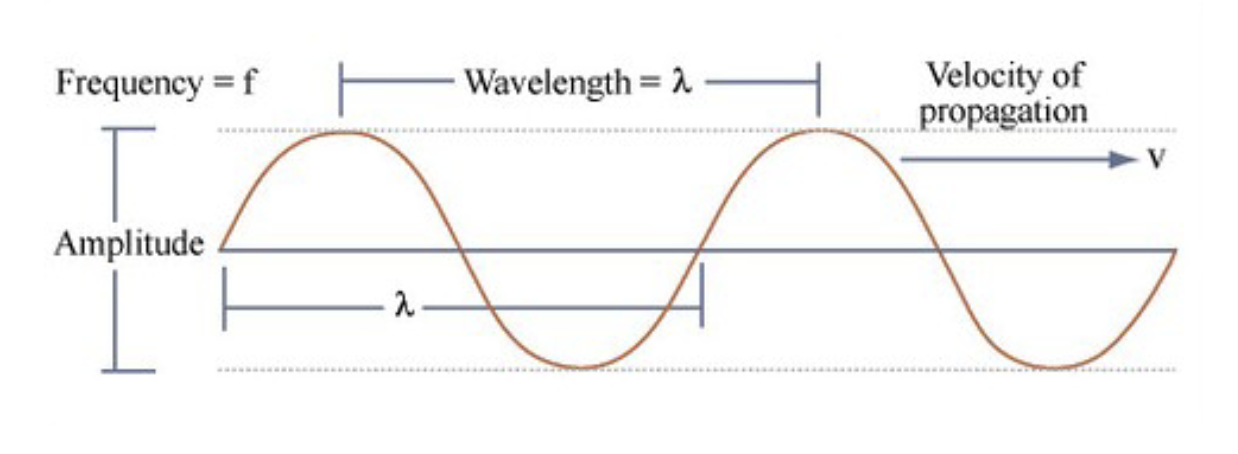 <p>Wavelength, frequency, and amplitude</p>