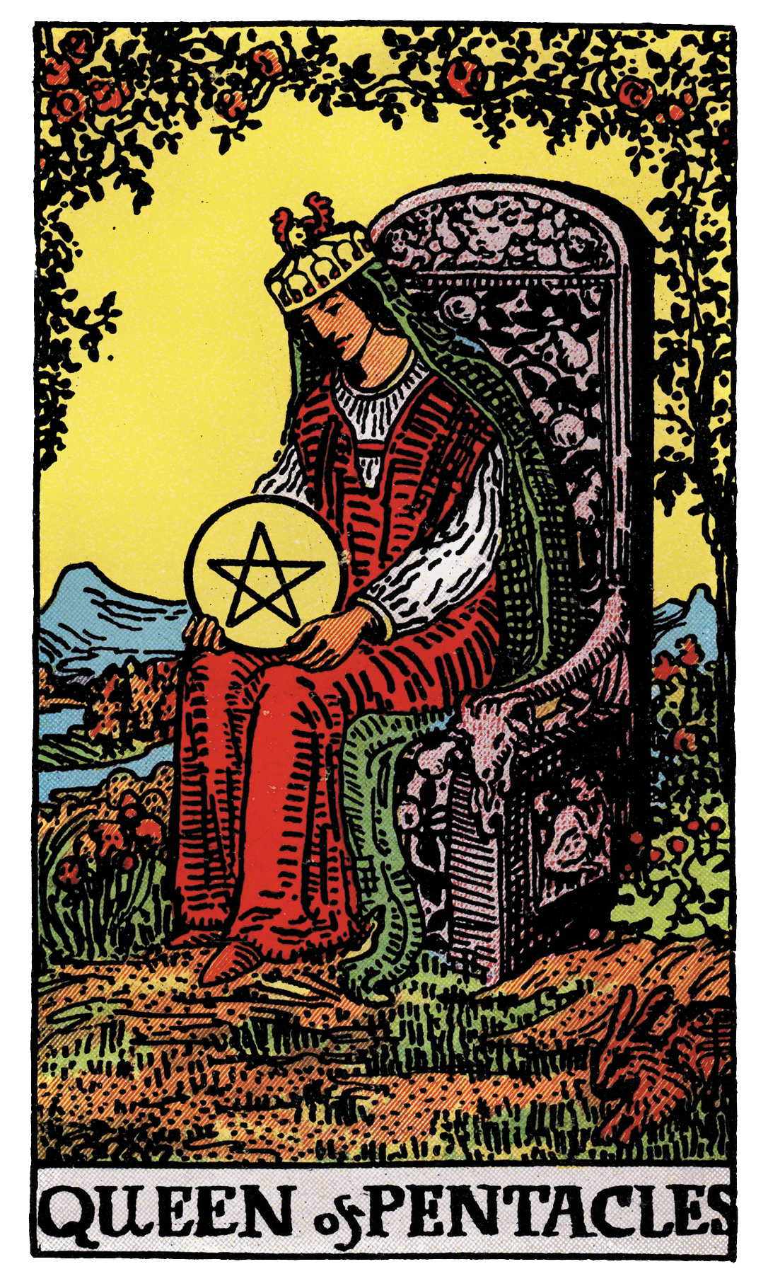 <p>Queen of Pentacles</p>