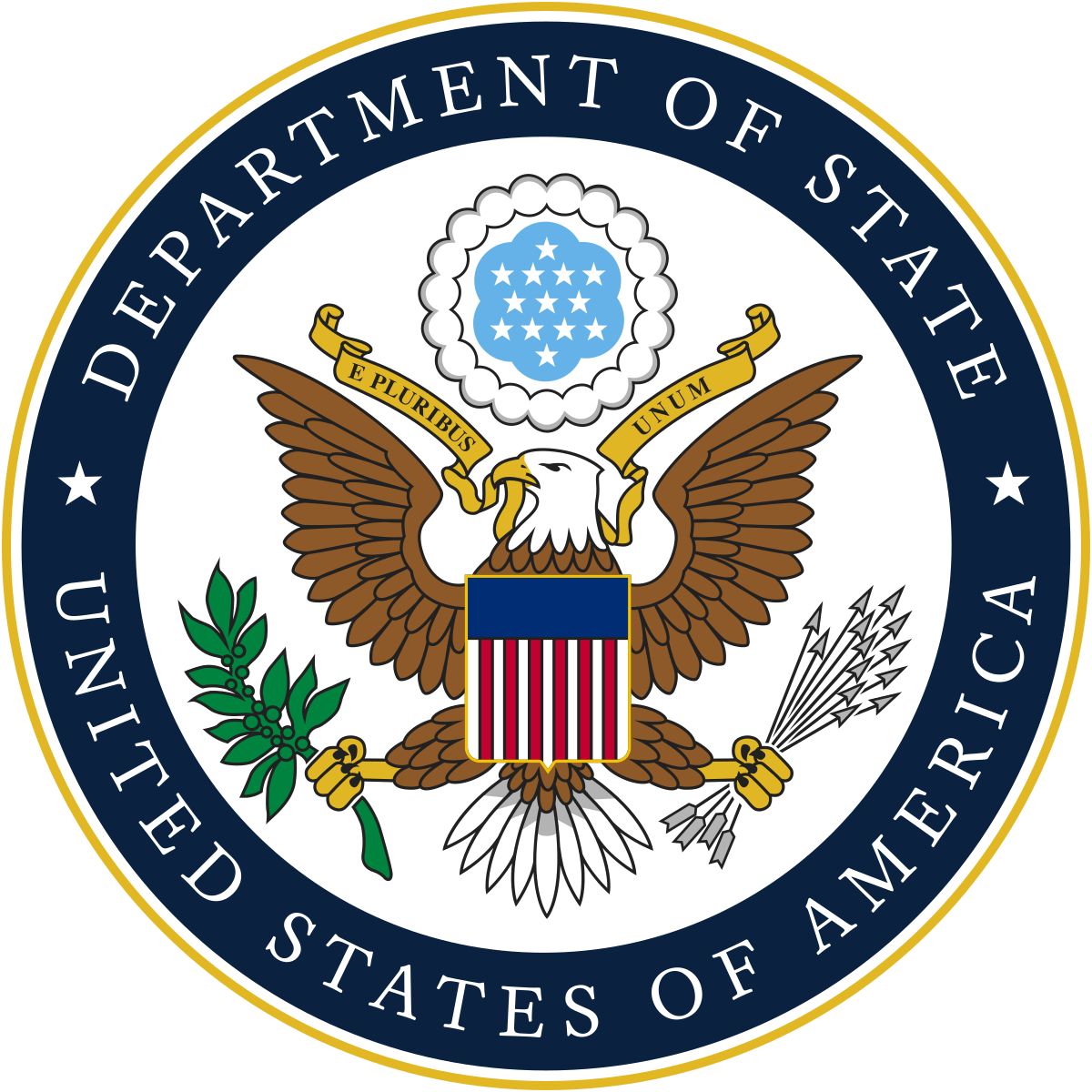 * Advises President on foreign policy
* Negotiates agreements with foreign countries
* Represents the United States abroad and in international organizations

  First secretary:Thomas Jefferson

  Current secretary:Antony J. Blinken

  Sub departments:
  * The Secretary of State. Office of Diversity and Inclusion.
  * Deputy Secretaries of State. Bureau of Cyberspace and Digital Policy.