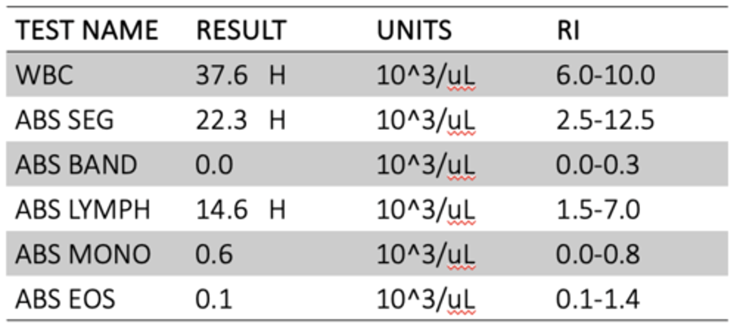 <p>Name the two issues seen on this diagnostic</p>