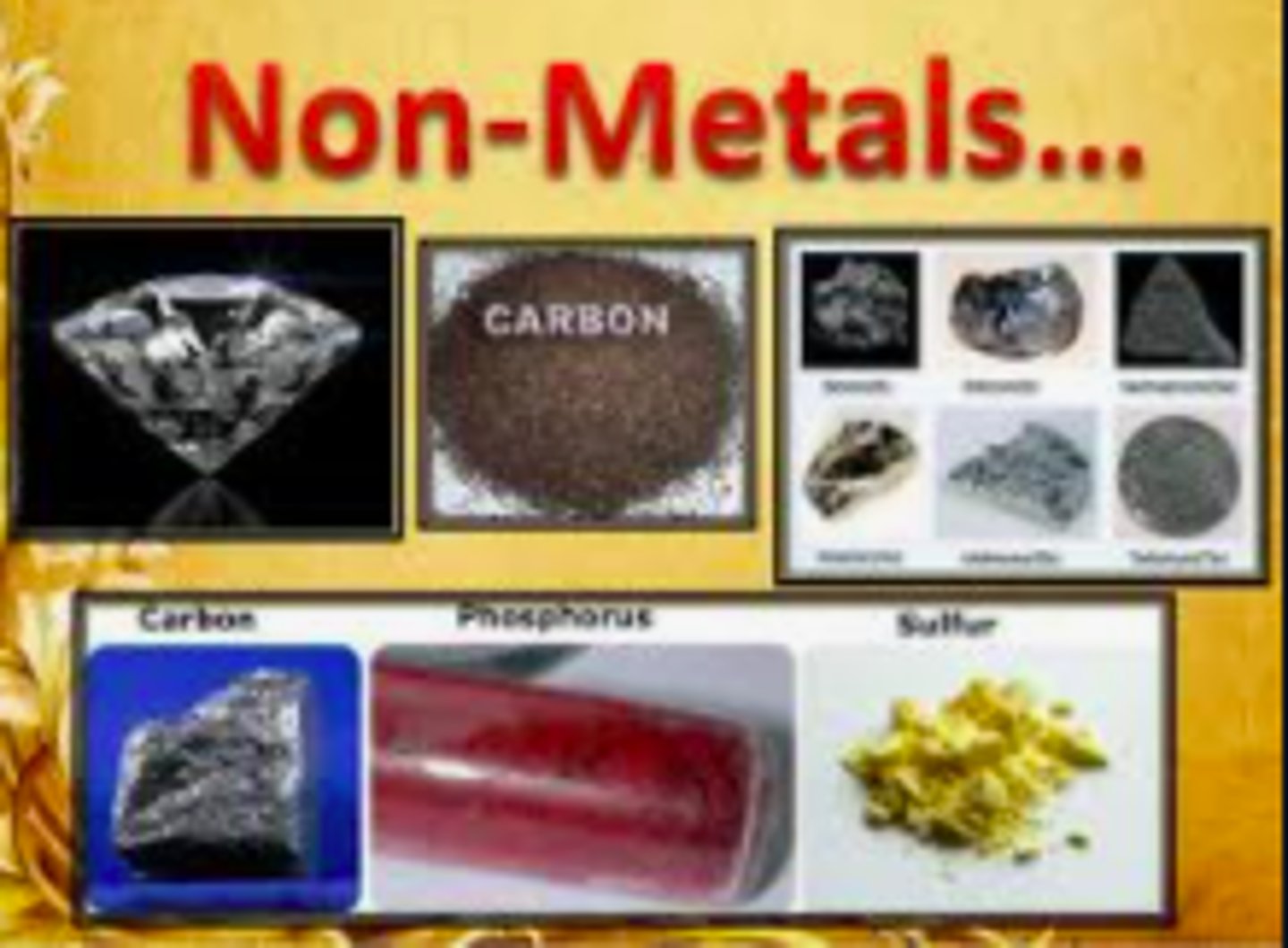 <p>dull, brittle, do not conduct electricity</p>