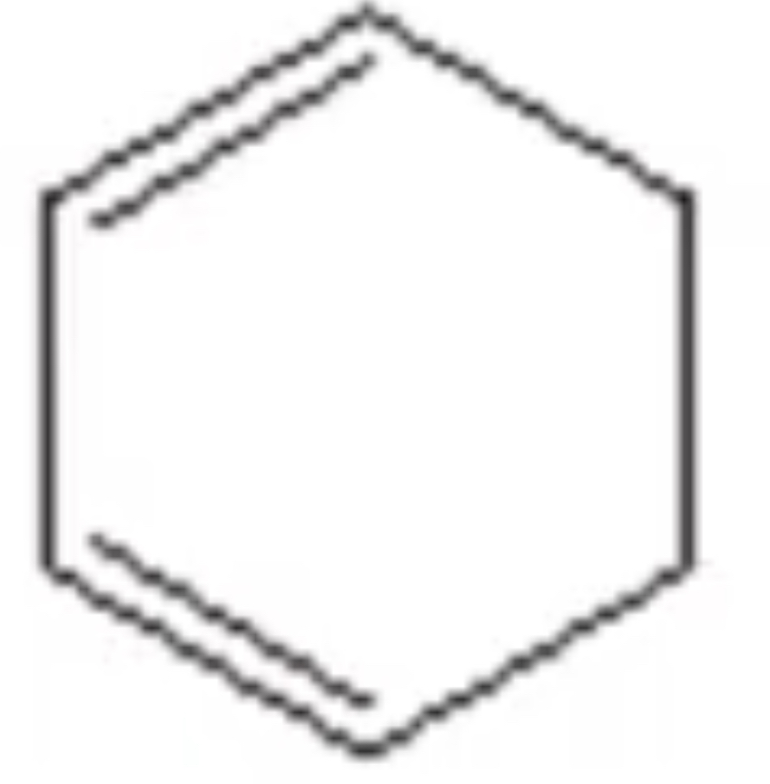 <p>an aliphatic compound contains carbon atoms arranged in non-aromatic rings with or without side chains, pic is not a benzene ring as it is missing the third double bond </p>