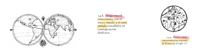 <p>América se entendía como un territorio extenso y ya habitado. Esto justificó la fuerte presencia de la Iglesia, ya que la evangelización fue uno de los principales argumentos de la conquista, con impacto directo en el urbanismo. Además, existían culturas altamente desarrolladas, como mayas, aztecas e incas, cuyo nivel arquitectónico, religioso y cultural generó enfrentamientos con los conquistadores. Desde Castilla se elaboró un modelo de organización para gobernar el territorio americano: una estructura ejecutiva central y una organización territorial con virreyes, cabildos y jerarquías locales. Se publicaron las <strong>Leyes de Indias</strong>, una recopilación de todas las normas vigentes desde la época de Colón, que reflejan la evolución de ideas sobre la ciudad y el urbanismo en América, combinando influencias europeas y realidades locales. <span style="background-color: transparent;"><span>El globo terráqueo será concebido como la primera visión del mundo (imago mundi) renacentista derivada del descubrimiento de américa y lo dividirá en dos: el nuevo y el viejo mundo que tienen su reflejo en la concepción de la forma urbana (forma urbis). Se traduce a escala urbana la nueva imago mundi y presentan las nuevas y emblemáticas “ciudades símbolo” del momento (ej: roma aureliana y vaticana - cite, ville y universite en parís).</span></span></p>