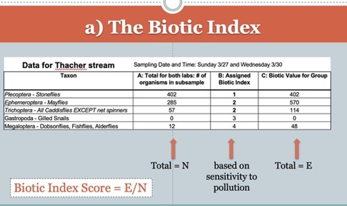 <p>The stream is considered severely impacted.</p>
