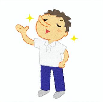 <p>うそをつく (嘘をつく)</p>