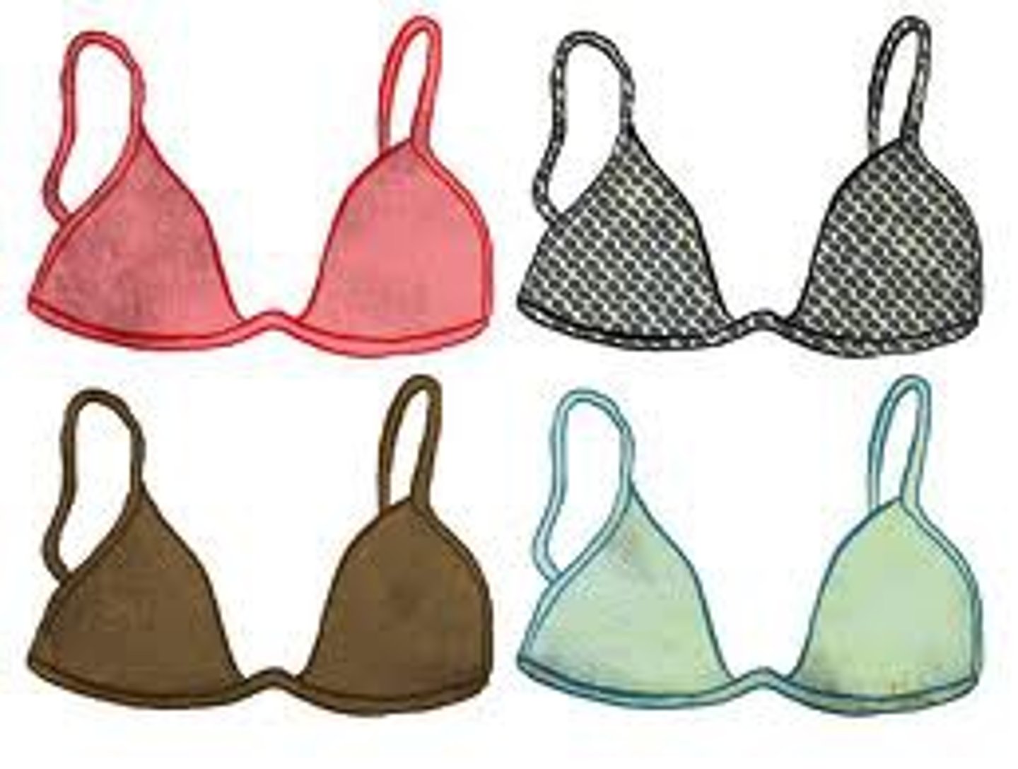 <p>a piece of woman's underwear that supports the breasts</p><p></p>