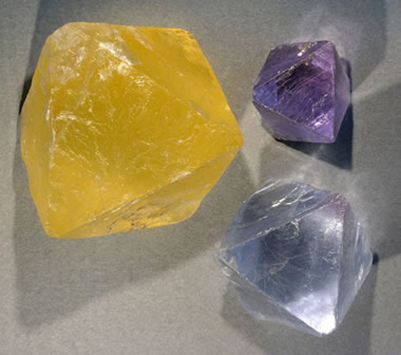 <p>Mineral<br>Color: Purple, Green, Yellow, Colorless, Blue, Red, Black<br>Streak: White<br>Luster: Vitreous<br>Cleavage: Four directions, perfect<br>Hardness: 4<br>Specific Gravity: 3.2</p>