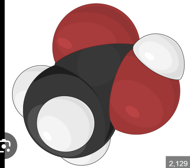 <ul><li><p>emphasizes the overall shape of the molecule and shows the tetrahedral arrangement </p></li></ul><p></p>