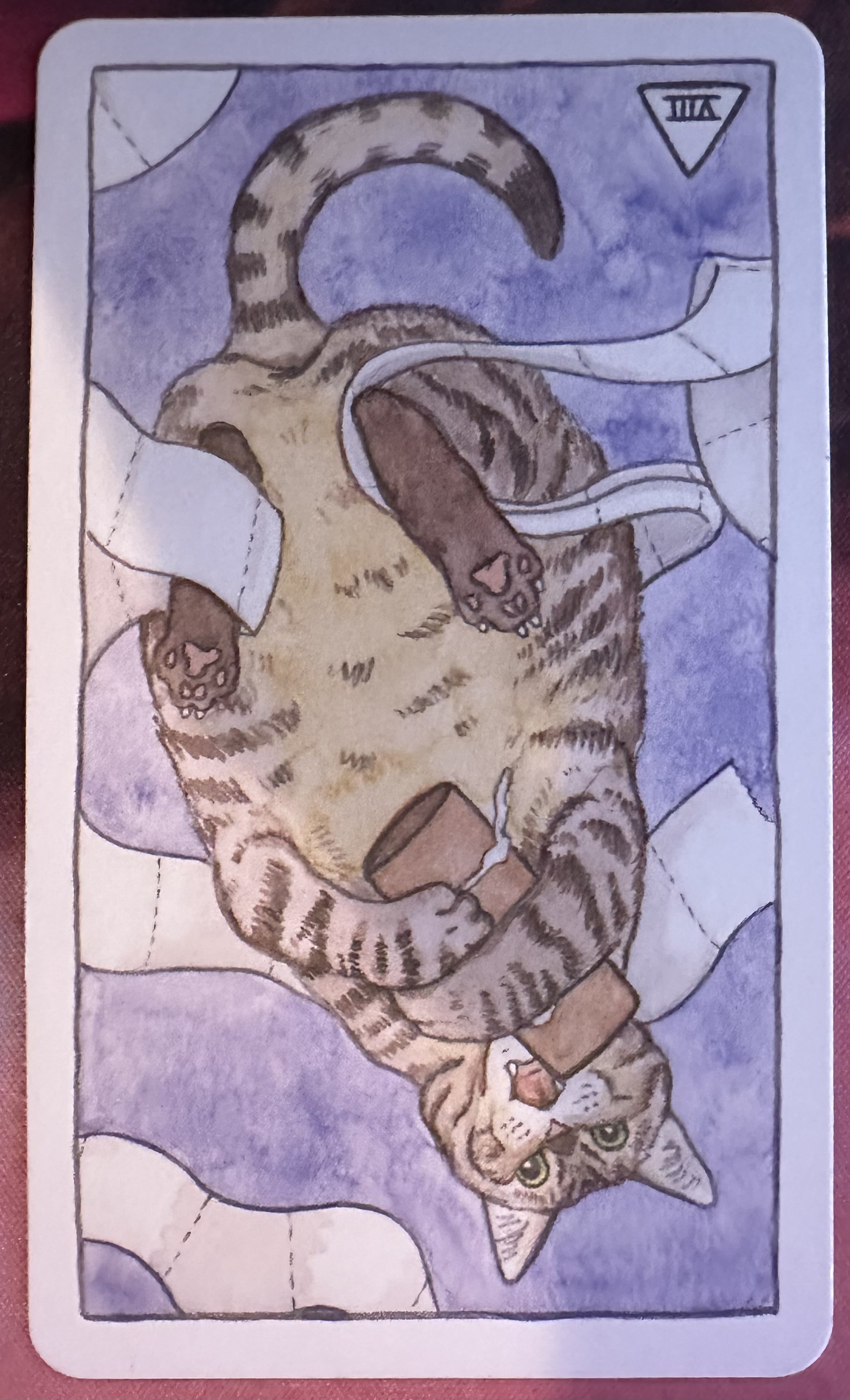 <p>Eight of Swords (VIII) Reversed</p>