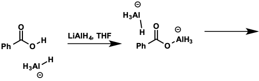 <p>deprotonation to give aluminium carboxylate </p>