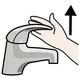 <p>to turn on the faucet</p>