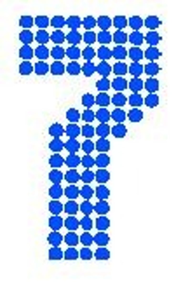 <p>...The is a blue SEVEN.</p>