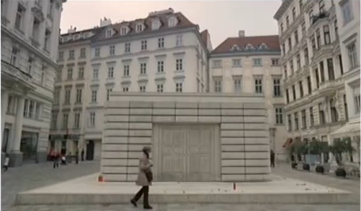 <p>Rachel Whiteread:  Vienna Holocaust memorial</p>