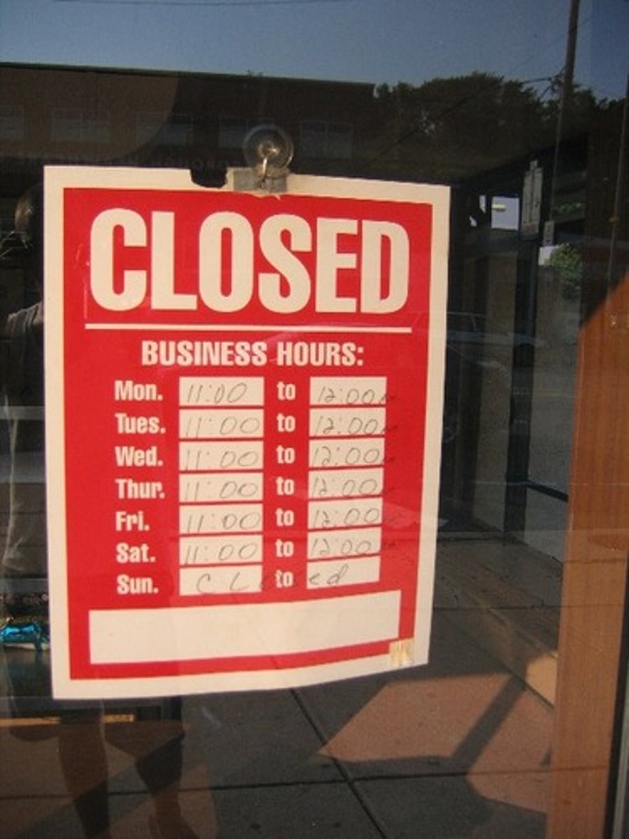 <p>At what time does ___ close?</p>