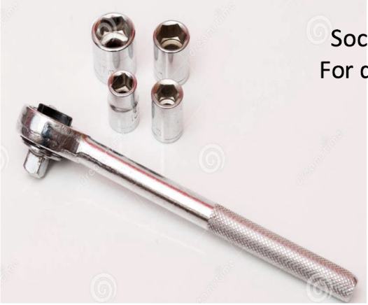 <p>Socket Wrench and Sockets And Socket Extensions</p>