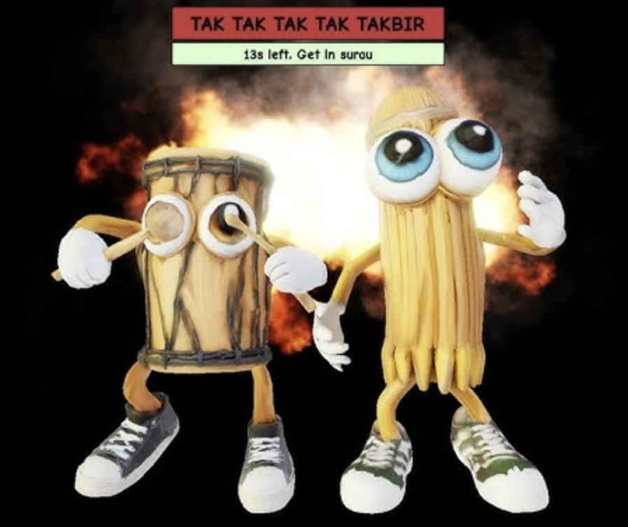 <p><span>Tak tak tak takbiran</span></p>