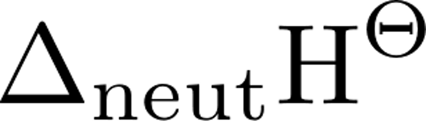 <p>The enthalpy change when an acid and an alkali react to form 1 mole of water with all reagents under standard conditions in their standard states.</p><p>this is exo</p>