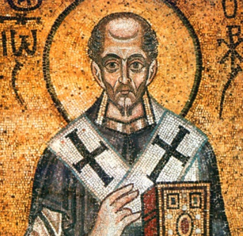 Archbishop of Constantinople known for his desire for reform and denunciation of abuse of authority by both political and religious leaders; his outstanding preaching earned him the title of a word that means "golden mouthed"