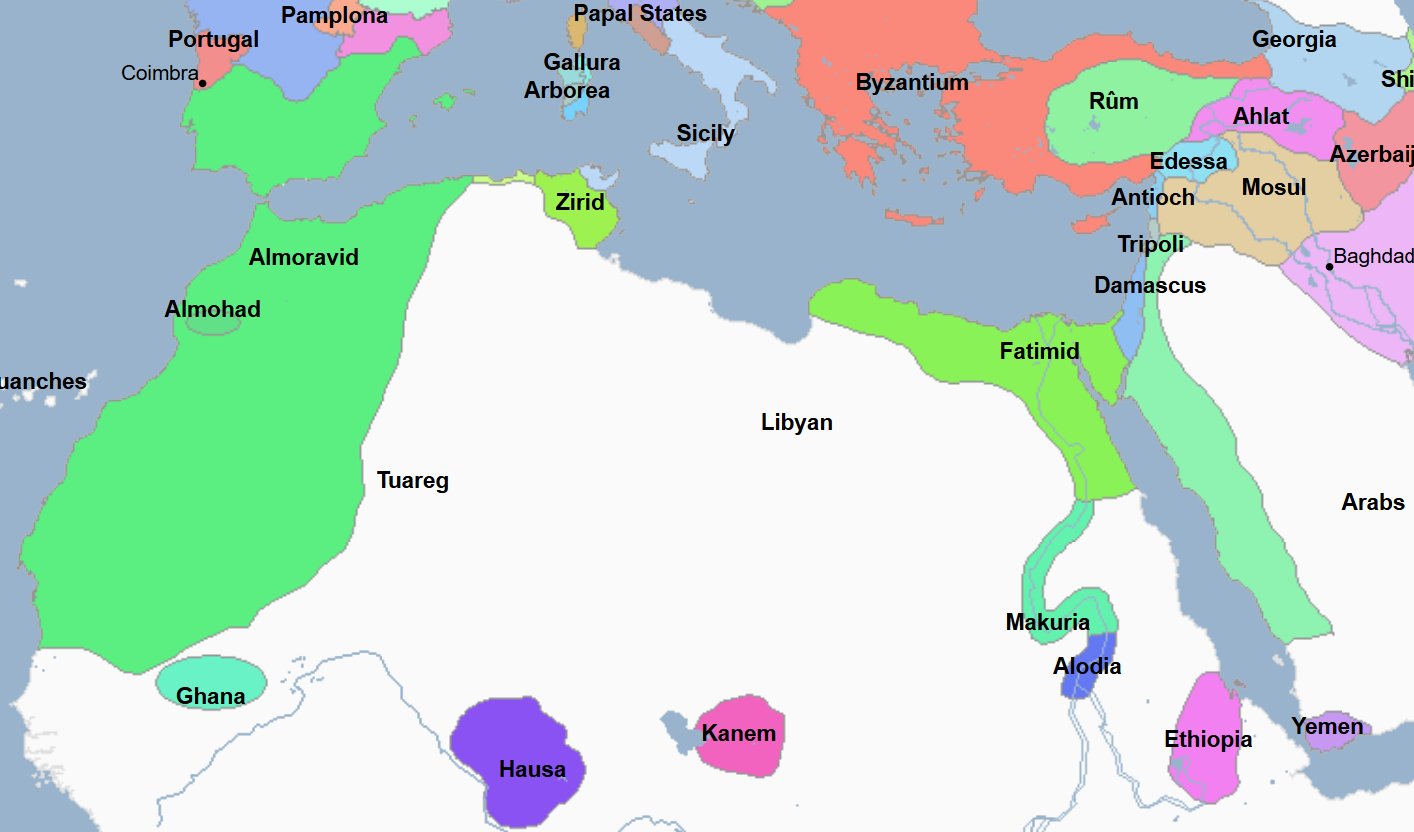 <p>1050 - 1147 - Almoravid Dynasty (All Facts)</p>