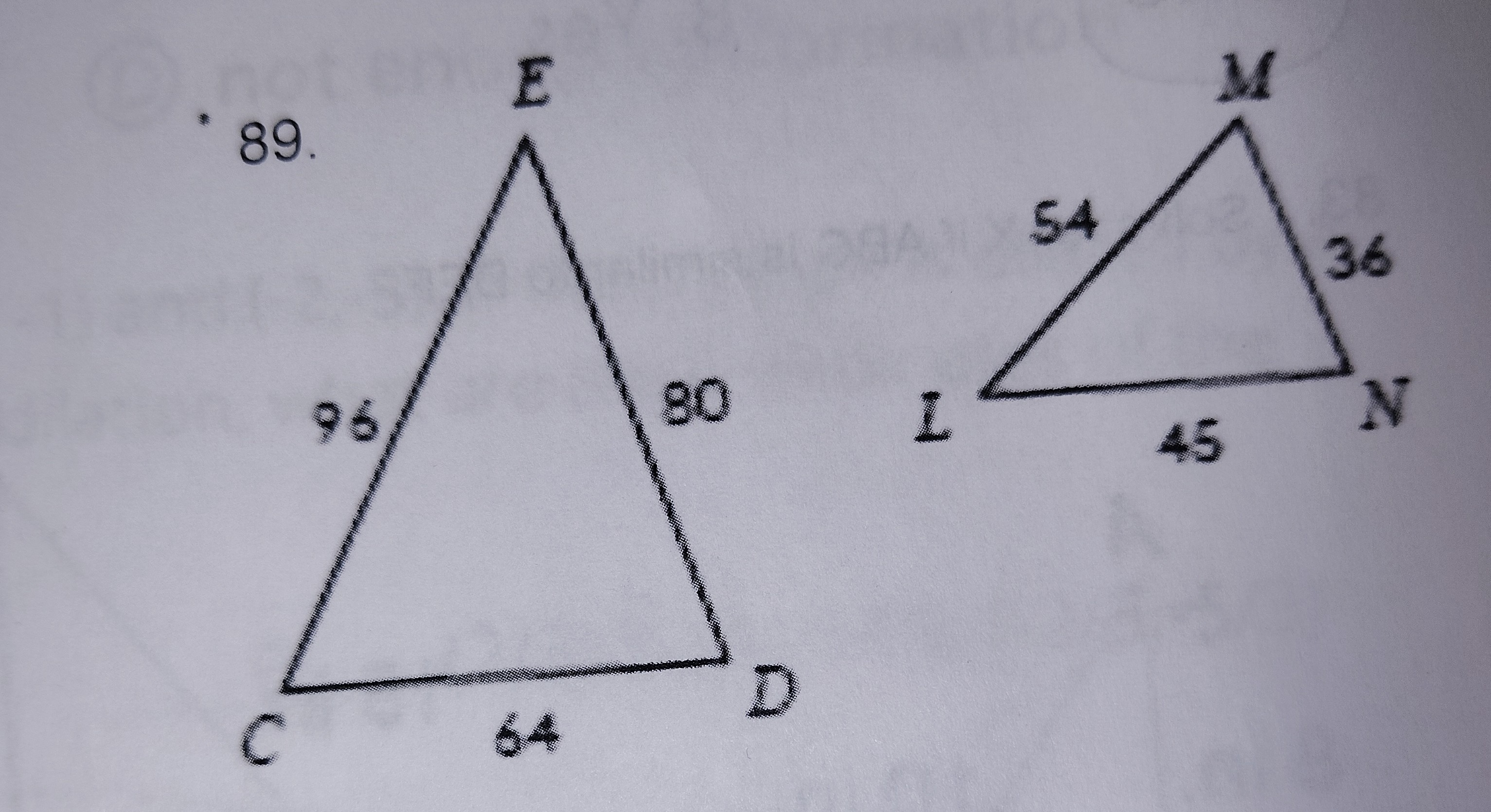 <p>How are these triangles similar using what Theorem?</p>