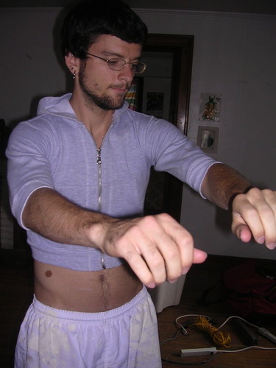 <p>to fit well/badly</p>