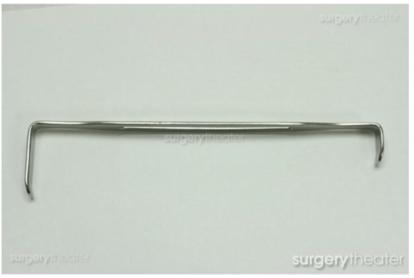 <p>- short end (army)</p><p>- long end (navy)</p><p>- used in procedures with narrow incisions</p>