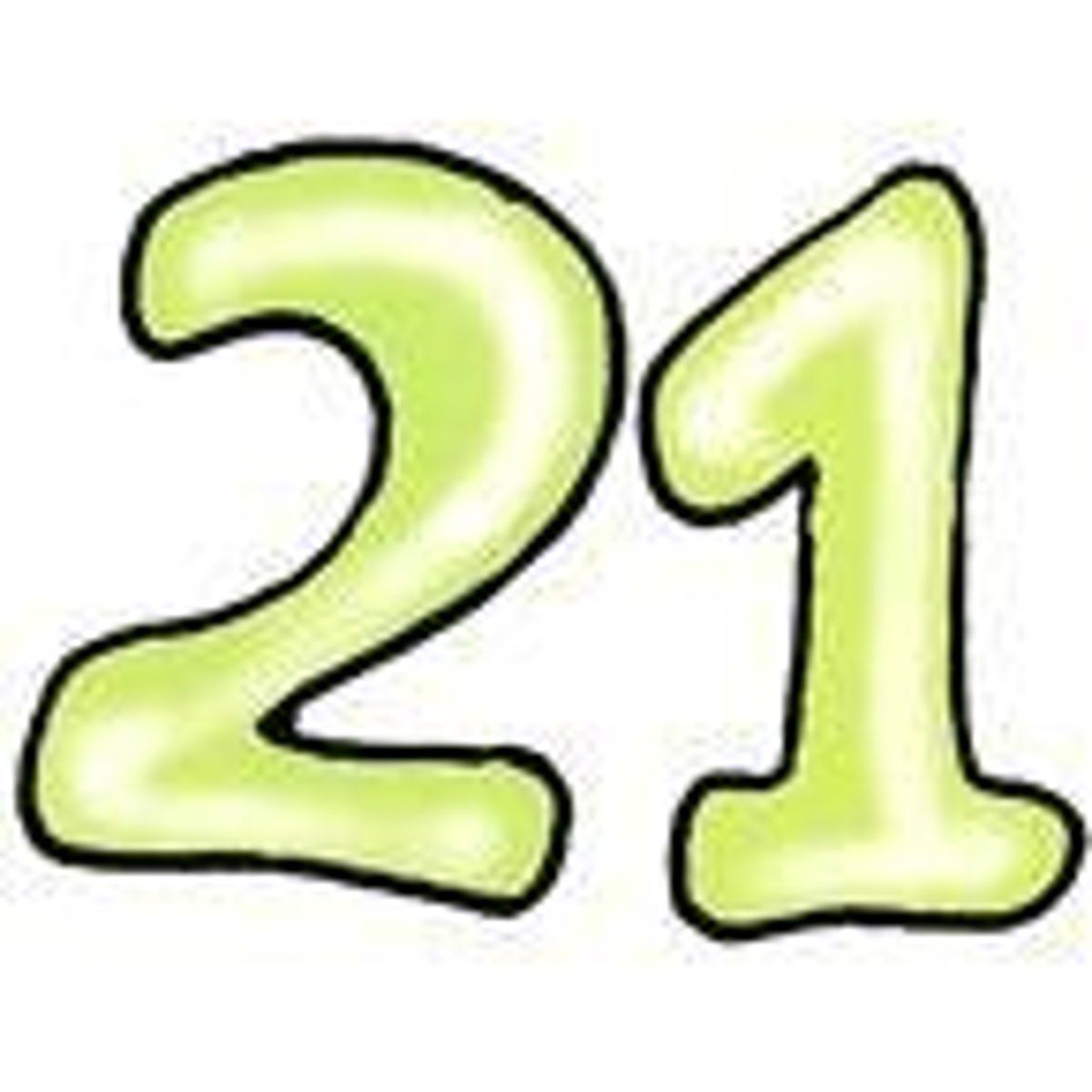 <p>twenty one</p>