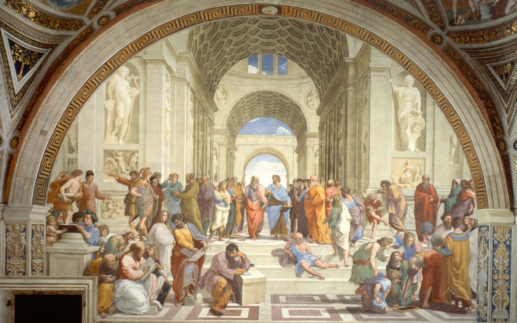 <p>famous for painting the many versions of “Madonnas“, also for painting “School of Athens“.</p>