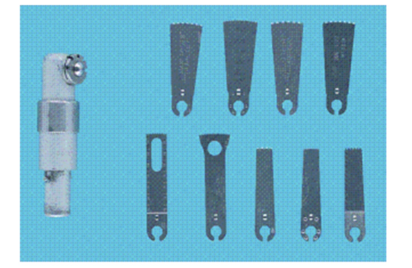 <p>This picture shows reciprocating saw blade.</p><p>(T/F)</p>