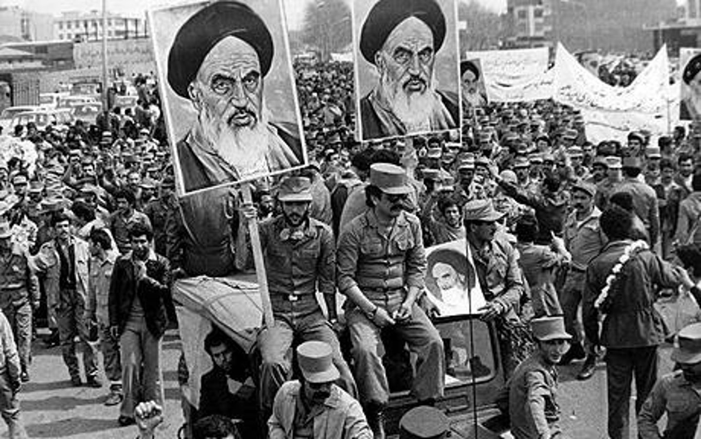 <p>(1978-1979) a revolution against the shah of Iran led by the Ayatollah Ruhollah Khomeini, which resulted in Iran becoming an Islamic republic with Khomeini as its leader</p>