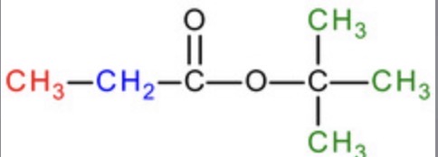 <p>Predict the chemical shift for the hydrogens in each environment. (2-bromo-2-methylbutane)</p>