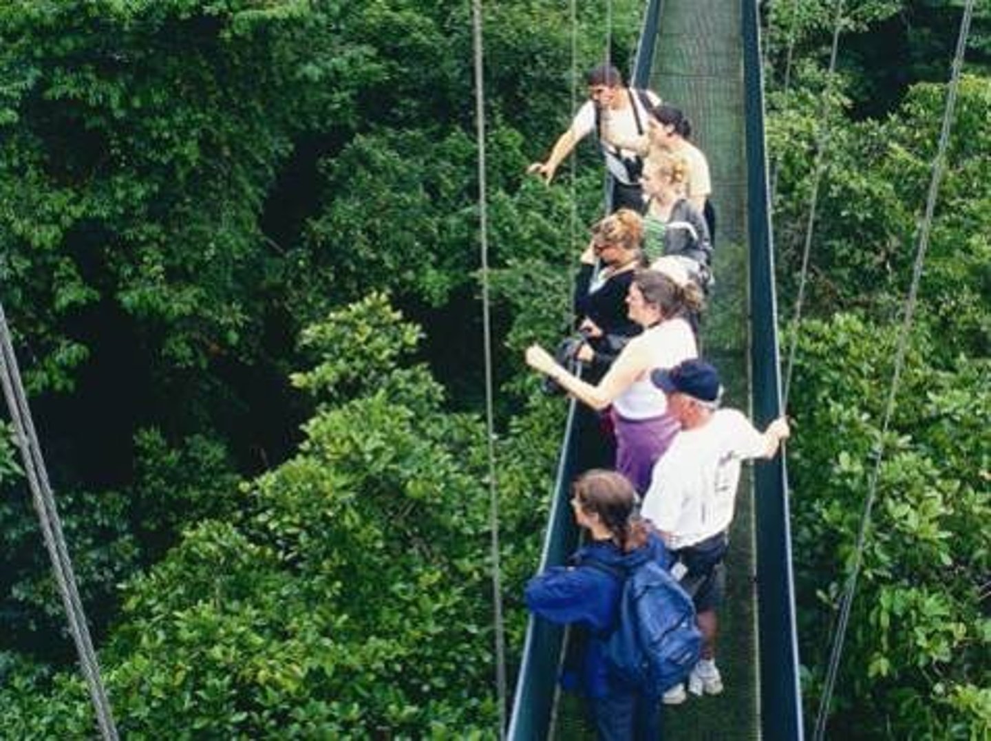 <p>to go on an excursion, guided tour</p>