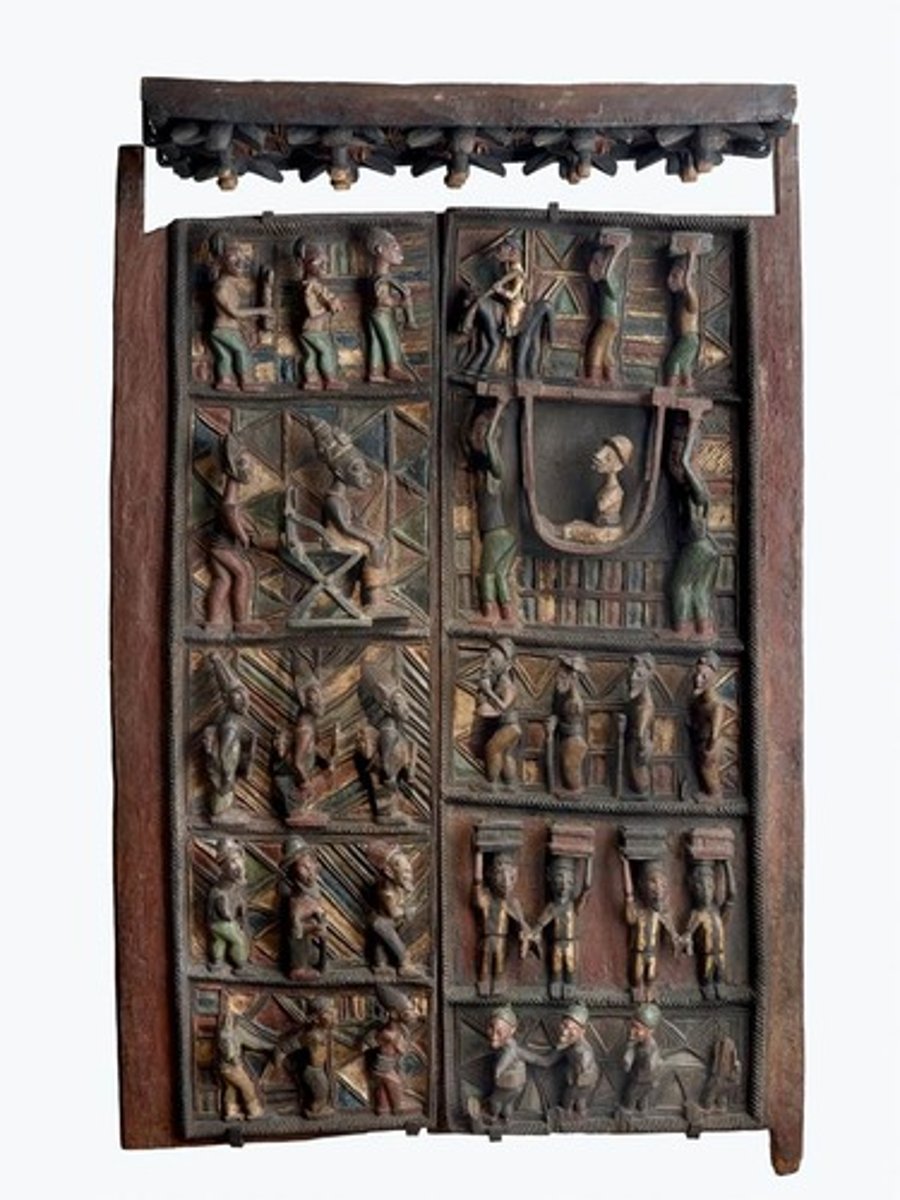 <p>A renowned Yoruba artist and sculptor who lived from approximately 1873 to 1938. Made the veranda posts and door. </p>