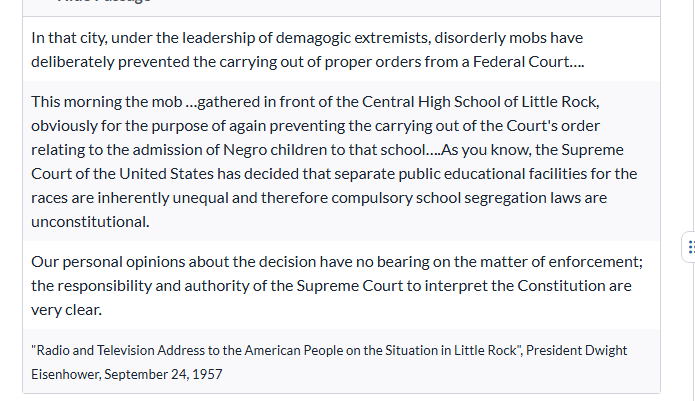 <p>Based on the excerpt, which viewpoint was shared by the "disorderly mob"?</p>