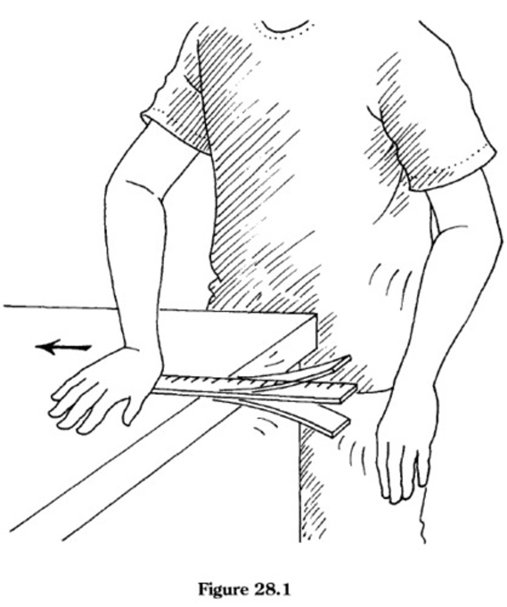 <p>-ability to detect vibrations from an object and feel when it starts and stops</p>