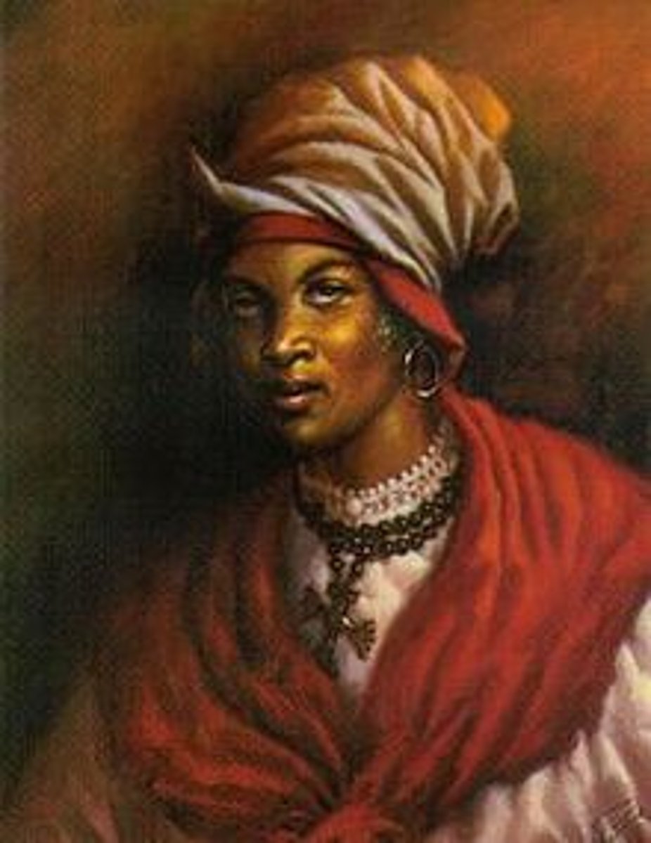 <p>Vodou priestess who led the ceremony at Bois Caiman</p>
