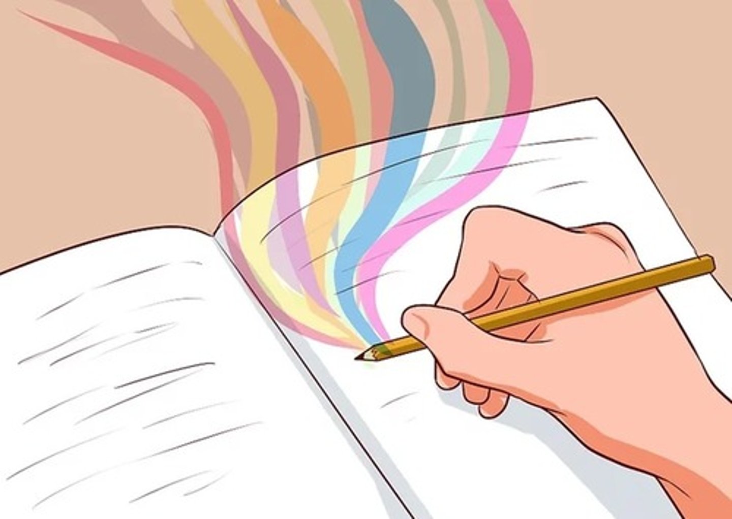 <p>to say or show your thoughts and feelings</p>