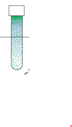 <p>What kind of organisms would grow like this in a tube with high O2 at the top to low O2 at the bottom?</p>