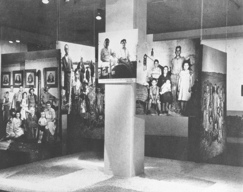 <p>What was <em>The Family of Man</em> exhibition, what was it trying to achieve, and why was it criticized?</p>