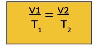 <ul><li><p><span>When the <strong><u>pressure</u></strong> is constant, the volume and temperature of a gas are <strong><u>directly</u></strong> related.</span></p></li><li><p><span>As one increases the other increases.</span></p><p></p></li></ul><p></p>