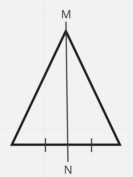 <p>A segment whose endpoints are a vertex and the midpoint of the vertex of the opposite side</p>