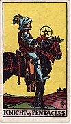 <p>Knight of Pentacles</p>