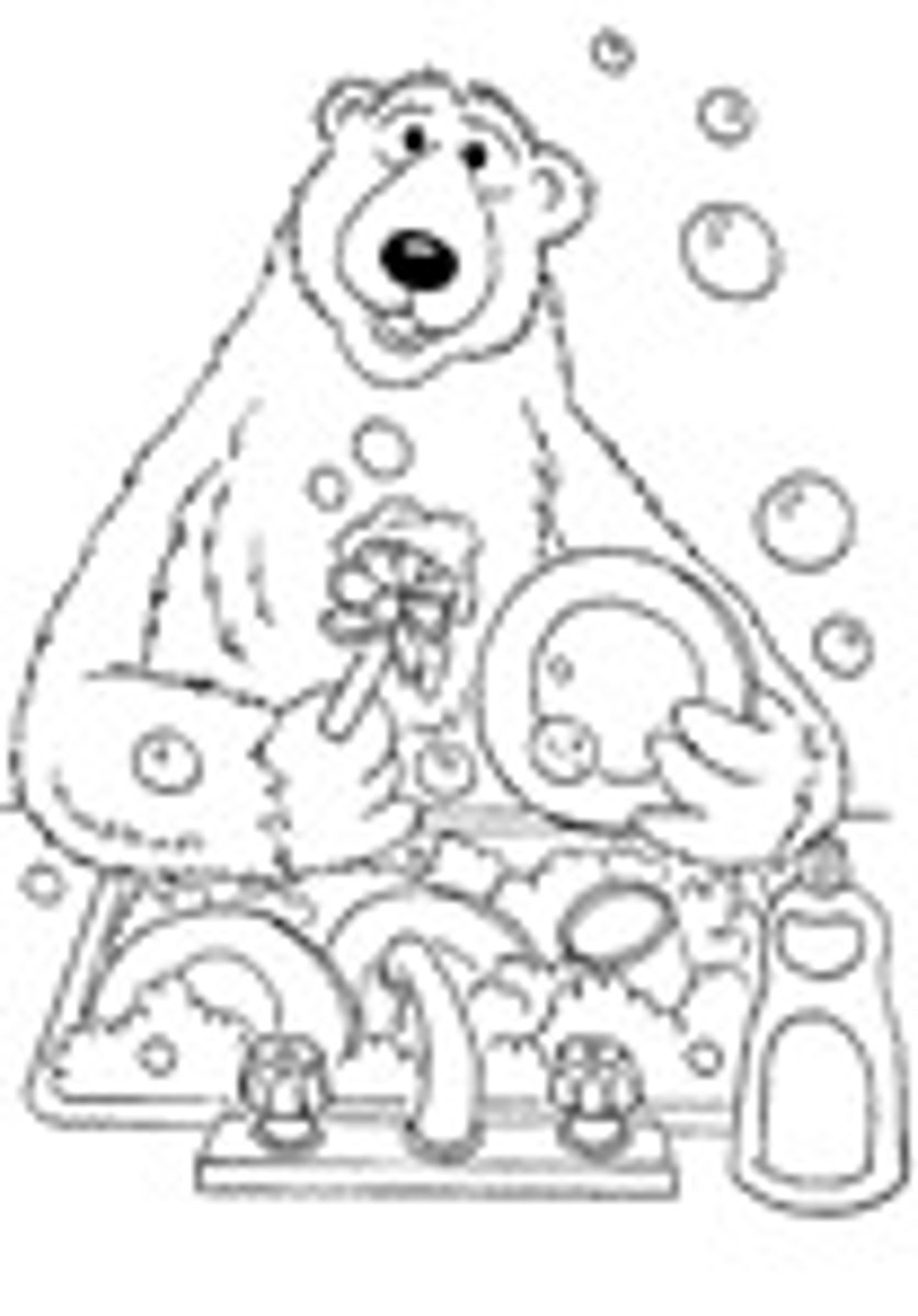 <p>to wash the plates</p>